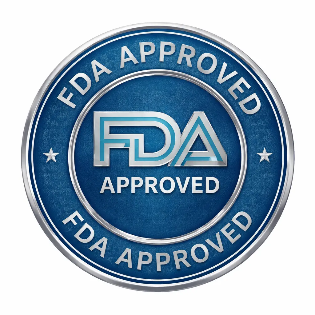 ProstaVive FDA Registered Facility badge — manufactured in FDA-registered facility in the United States